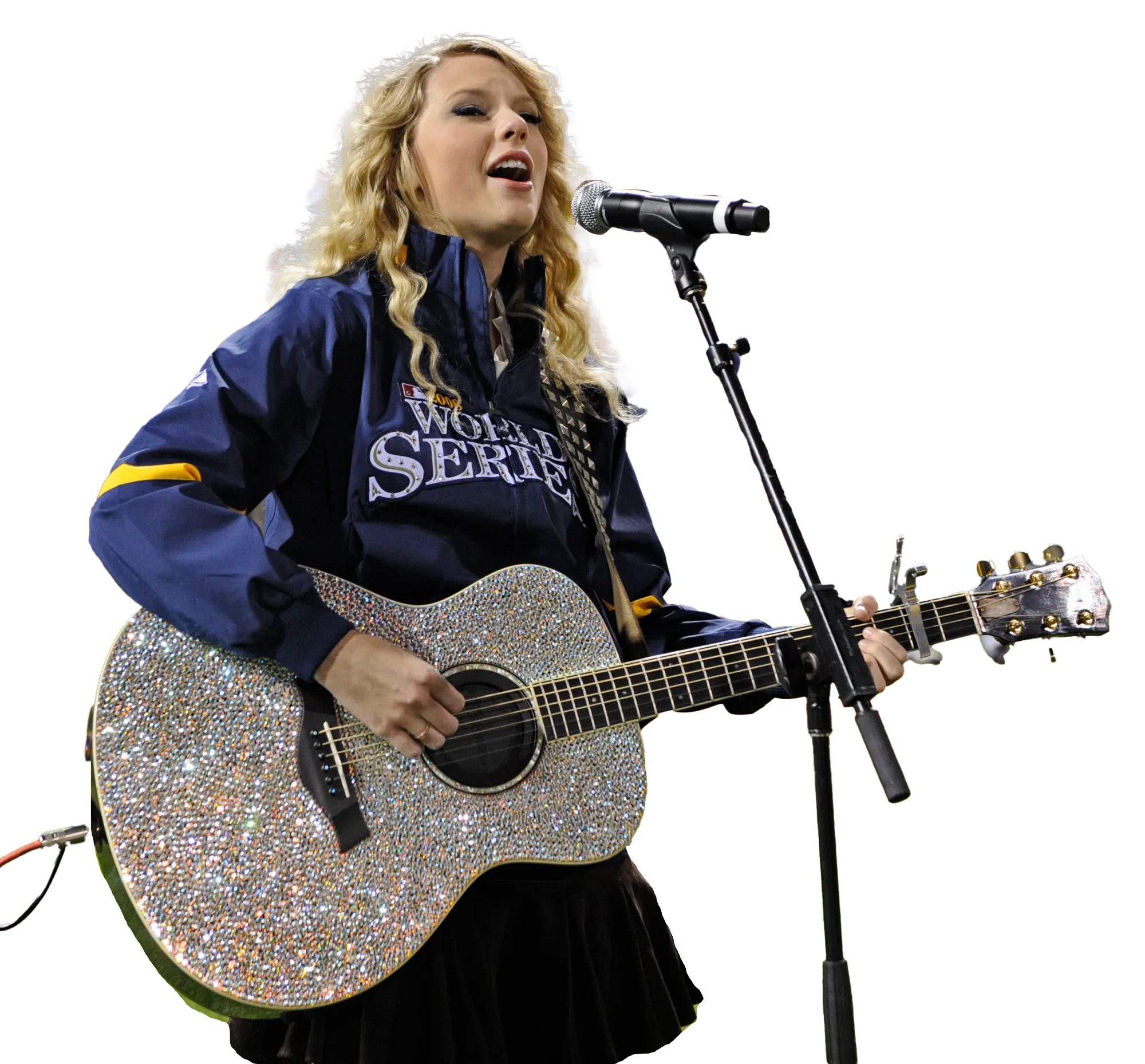 Taylor Performing National Anthem