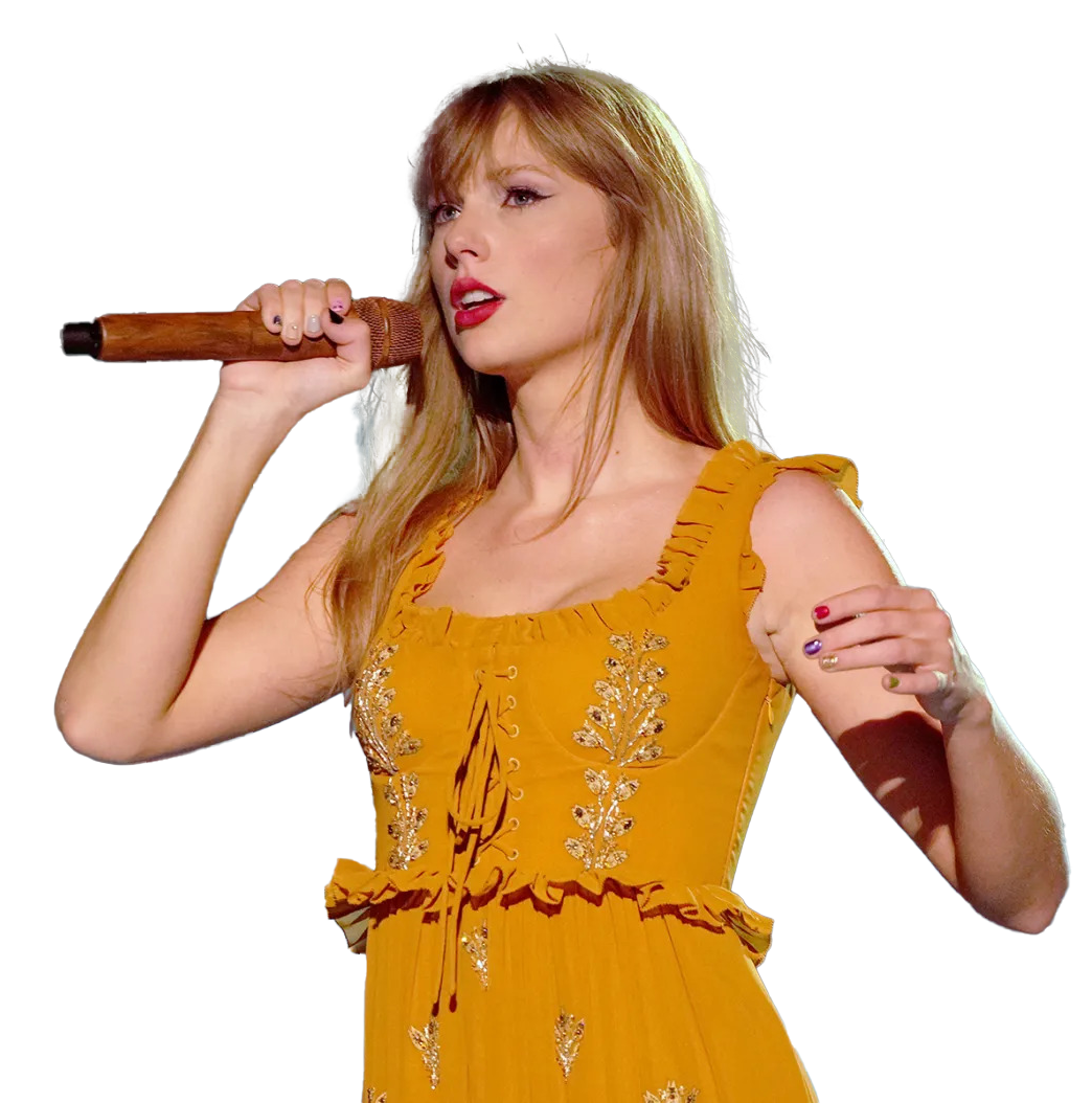 Taylor Performing in Yellow Dress